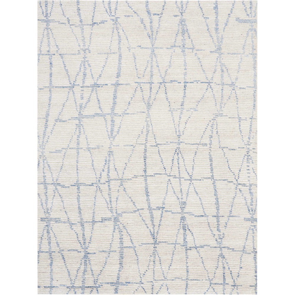 Nourison Ellora ELL02 Area Rug, Sky, 5'6" x 7'5"