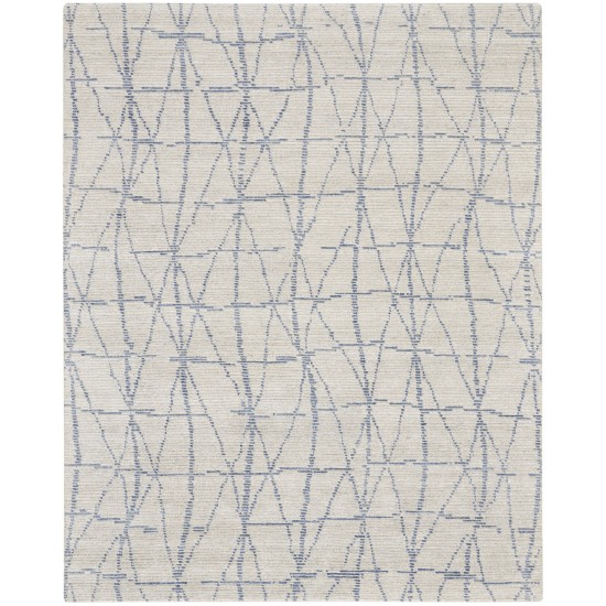 Nourison Ellora ELL02 Area Rug, Sky, 7'9" x 9'9"