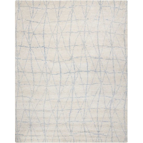 Nourison Ellora ELL02 Area Rug, Sky, 8'6" x 11'6"