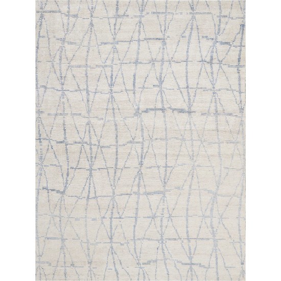 Nourison Ellora ELL02 Area Rug, Sky, 9'9" x 13'9"