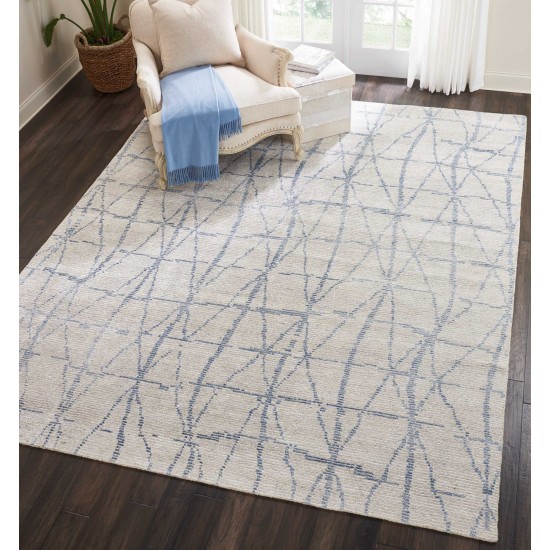 Nourison Ellora ELL02 Area Rug, Sky, 9'9" x 13'9"