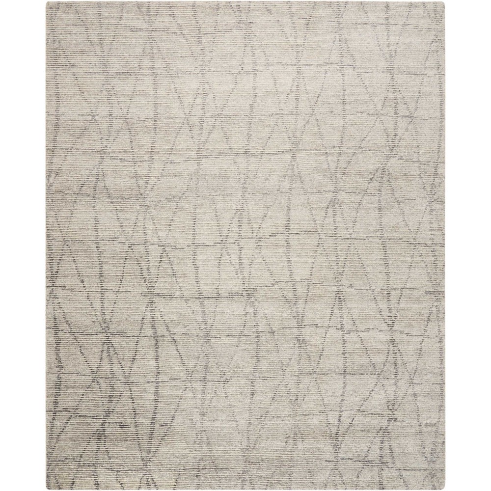 Nourison Ellora ELL02 Area Rug, Stone, 8'6" x 11'6"