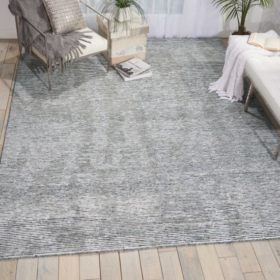 Nourison Ellora ELL03 Area Rug, Slate, 7'9" x 9'9"