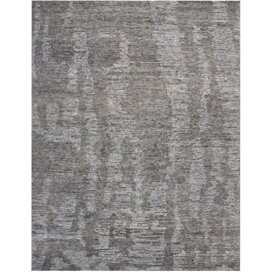 Nourison Ellora ELL03 Area Rug, Slate, 9'9" x 13'9"