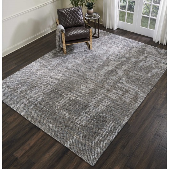 Nourison Ellora ELL03 Area Rug, Slate, 9'9" x 13'9"