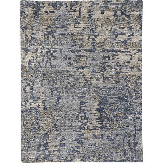 Nourison Ellora ELL04 Area Rug, Graphite, 5'6" x 7'5"