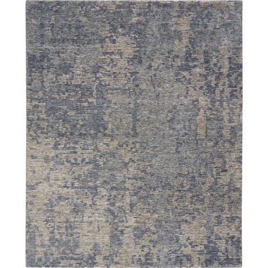 Nourison Ellora ELL04 Area Rug, Graphite, 8'6" x 11'6"