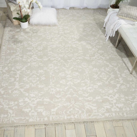 Nourison Elan ELN02 Area Rug, Light Grey, 8'6" x 11'6"