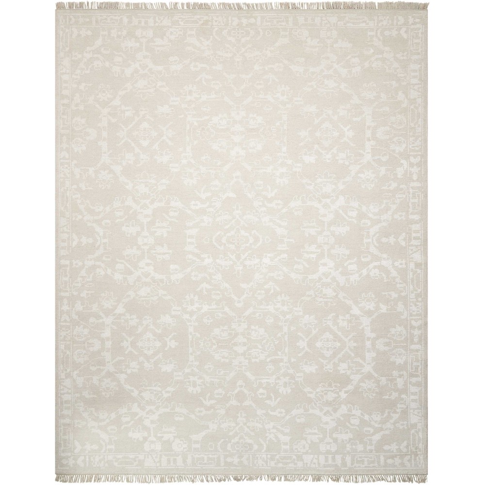 Nourison Elan ELN02 Area Rug, Light Grey, 9'9" x 13'9"