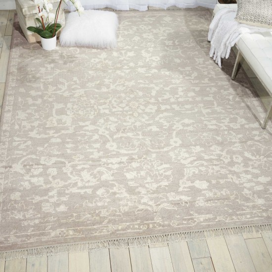 Nourison Elan ELN03 Area Rug, Silver, 5'6" x 8'