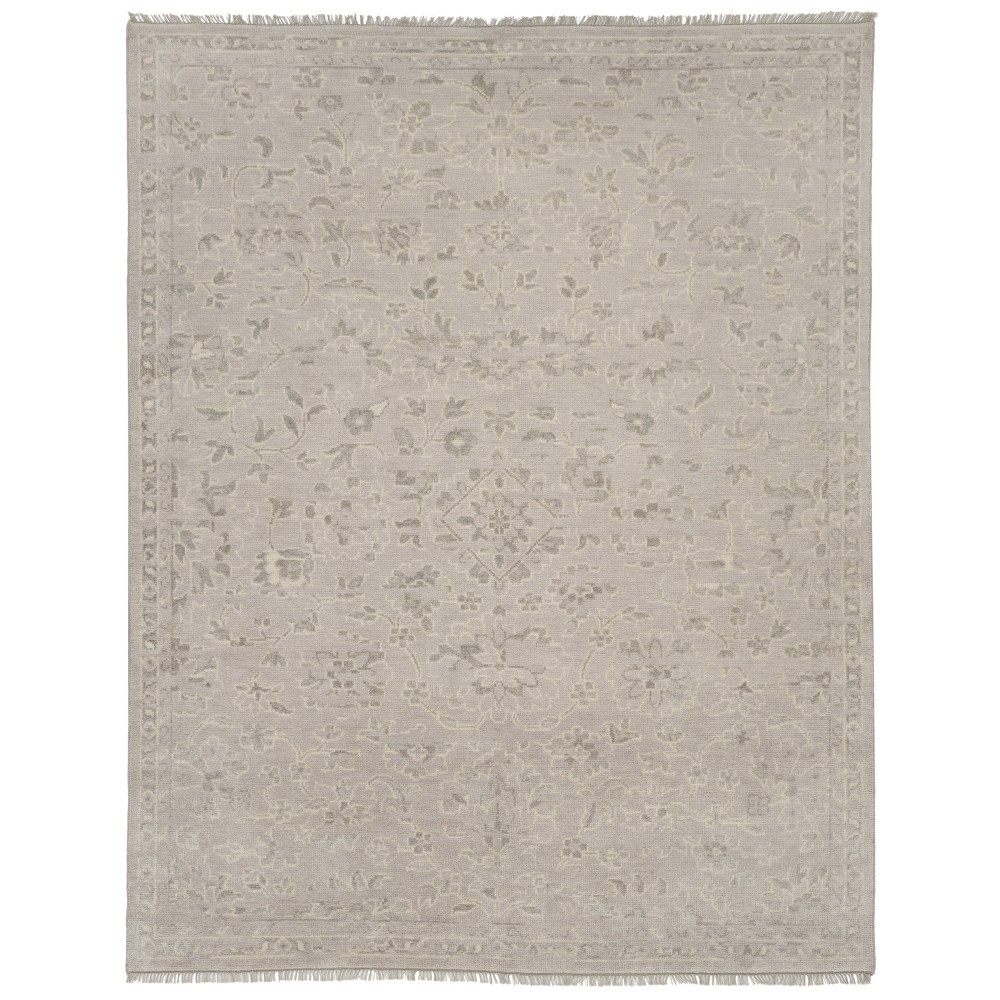 Nourison Elan ELN03 Area Rug, Silver, 7'9" x 9'9"