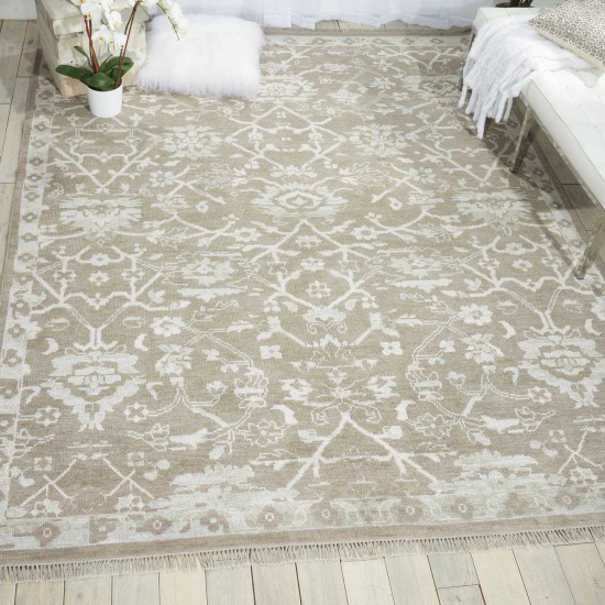 Nourison Elan ELN05 Area Rug, Grey, 5'6" x 8'