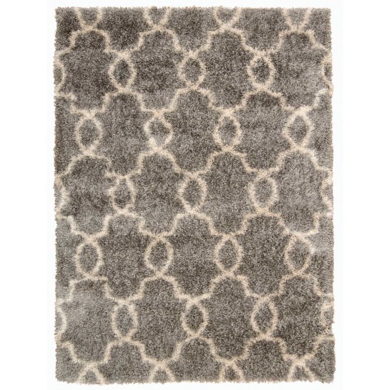 Nourison Escape ESCP2 Area Rug, Silver, 3'11" x 5'11"