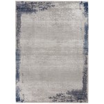 Nourison Etchings ETC01 Area Rug, Grey/Navy, 5'3" x 7'3"