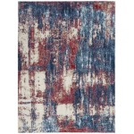 Nourison Etchings ETC02 Area Rug, Multicolor, 5'3" x 7'3"