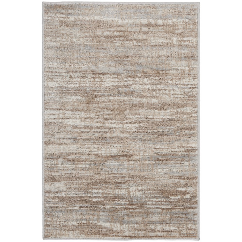 Nourison Elation ETN01 Area Rug, Ivory/Grey, 2' x 3'