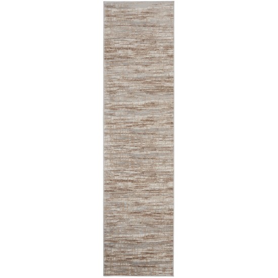 Nourison Elation ETN01 Runner Rug, Ivory/Grey, 2'2" x 12'