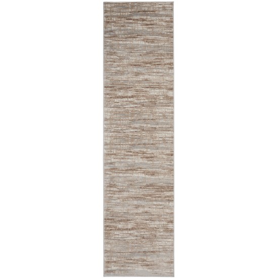 Nourison Elation ETN01 Runner Rug, Ivory/Grey, 2'2" x 18'