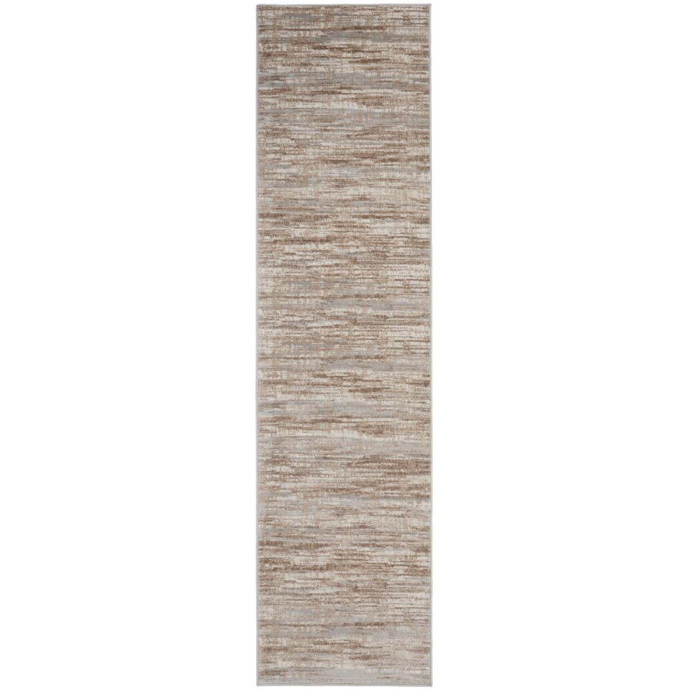 Nourison Elation ETN01 Runner Rug, Ivory/Grey, 2'2" x 18'