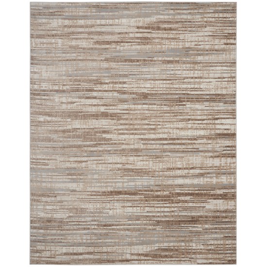 Nourison Elation ETN01 Area Rug, Ivory/Grey, 7'10" x 9'10"