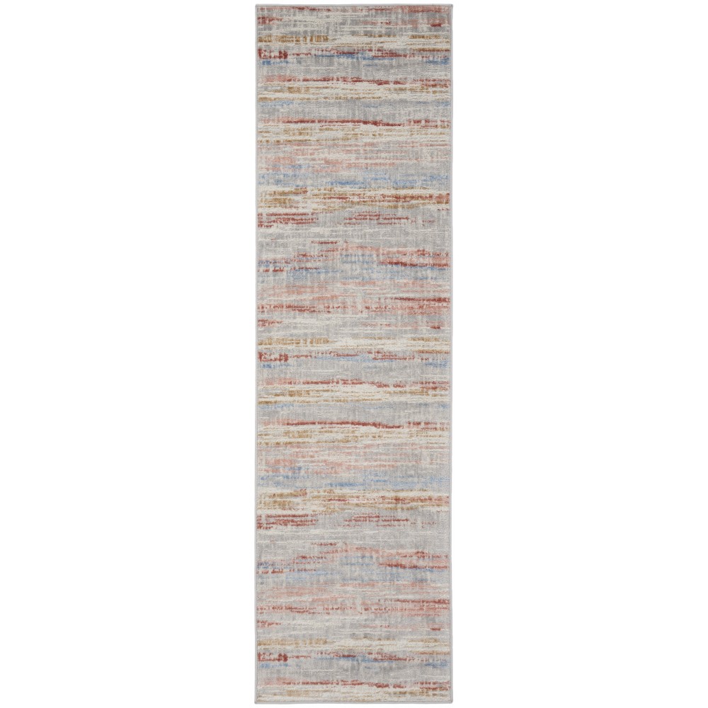 Nourison Elation ETN01 Runner Rug, Ivory/Multicolor, 2'3" x 7'6"