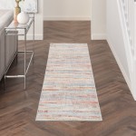 Nourison Elation ETN01 Runner Rug, Ivory/Multicolor, 2'3" x 7'6"