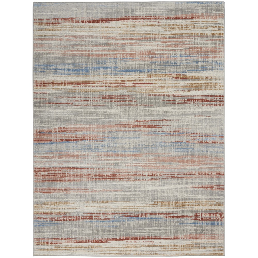 Nourison Elation ETN01 Area Rug, Ivory/Multicolor, 4' x 6'