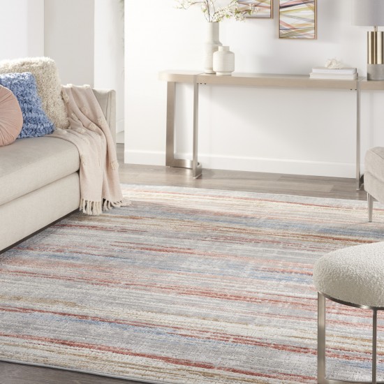 Nourison Elation ETN01 Area Rug, Ivory/Multicolor, 7'10" x 9'10"