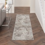 Nourison Elation ETN02 Runner Rug, Ivory/Grey, 2'3" x 7'6"