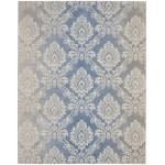 Nourison Elation ETN03 Area Rug, Ivory/Blue, 7'10" x 9'10"