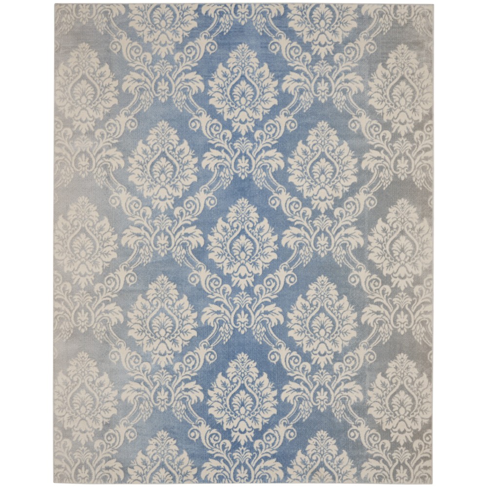 Nourison Elation ETN03 Area Rug, Ivory/Blue, 9' x 12' Nourison Elation ETN03 Area Rug, Ivory/Blue, 9' x 12'