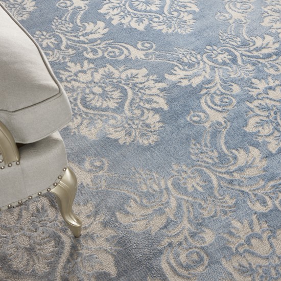 Nourison Elation ETN03 Area Rug, Ivory/Blue, 9' x 12'