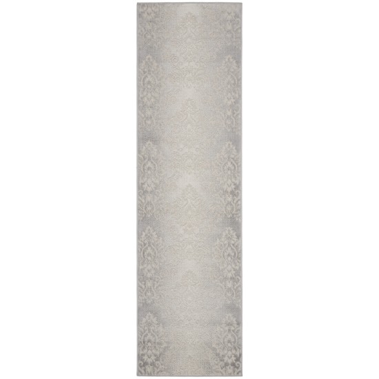 Nourison Elation ETN03 Runner Rug, Ivory/Grey, 2'3" x 7'6"