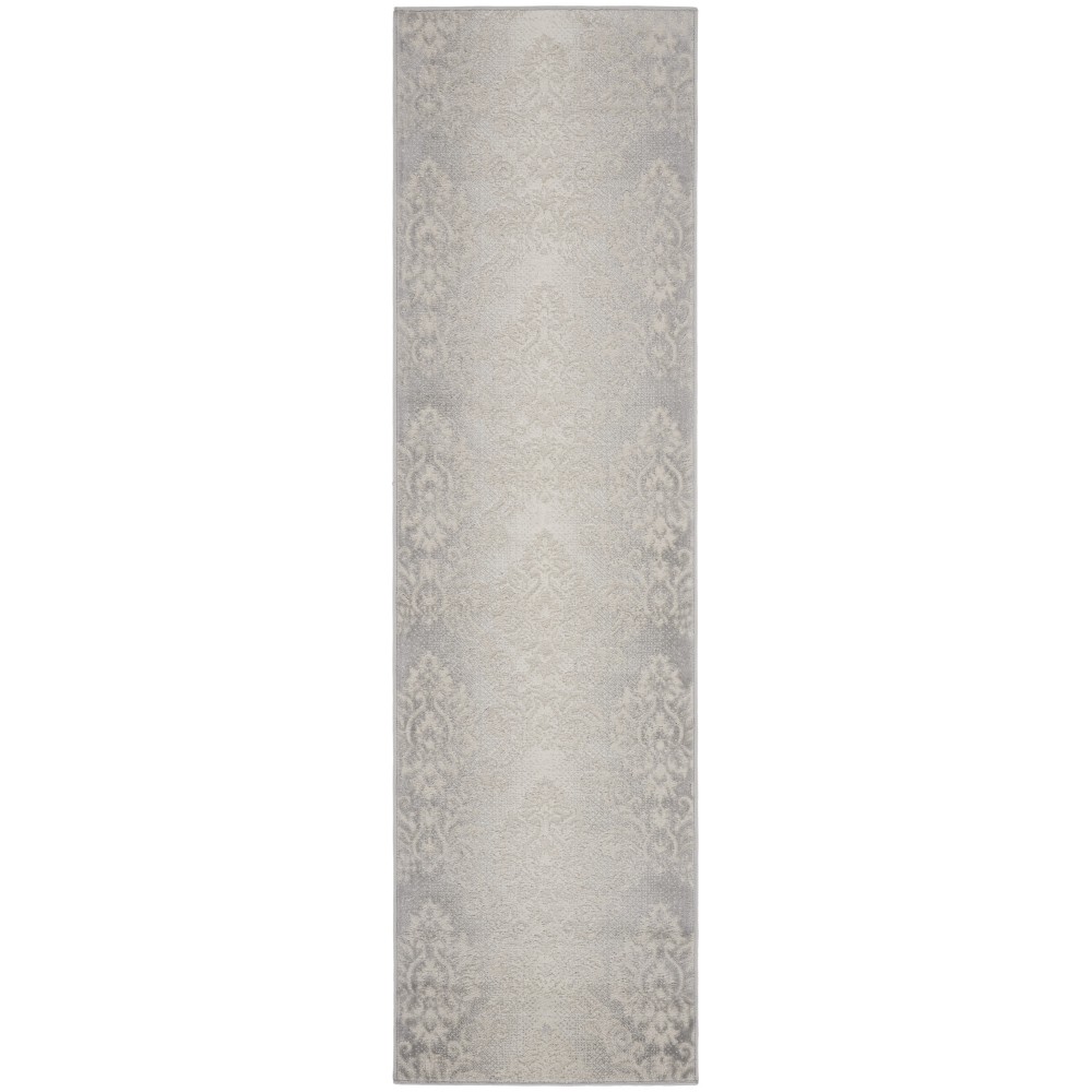 Nourison Elation ETN03 Runner Rug, Ivory/Grey, 2'3" x 7'6"