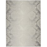 Nourison Elation ETN03 Area Rug, Ivory/Grey, 5'3" x 7'3"