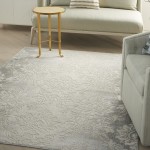 Nourison Elation ETN03 Area Rug, Ivory/Grey, 5'3" x 7'3"