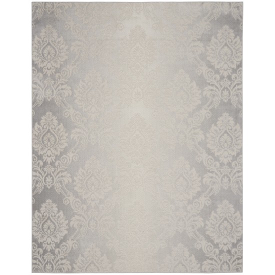 Nourison Elation ETN03 Area Rug, Ivory/Grey, 7'10" x 9'10"