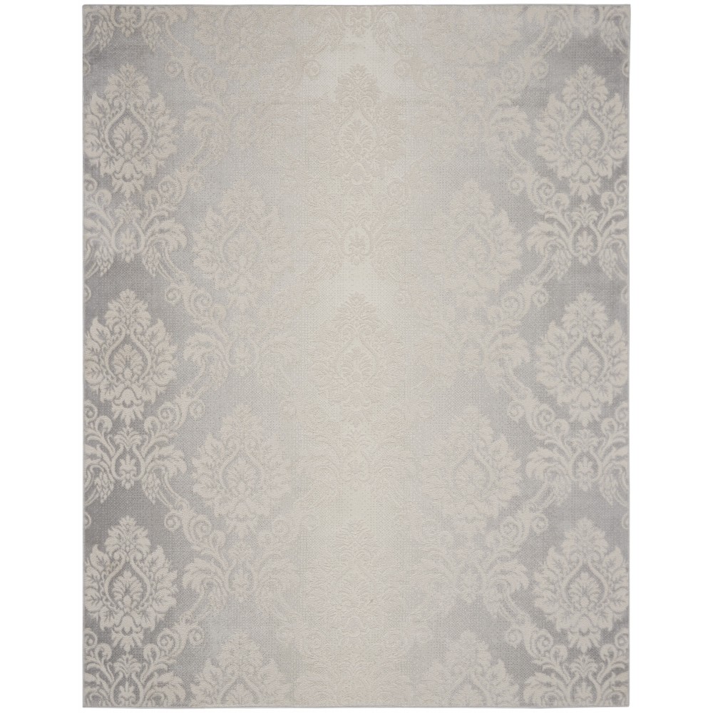 Nourison Elation ETN03 Area Rug, Ivory/Grey, 7'10" x 9'10"