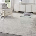 Nourison Elation ETN03 Area Rug, Ivory/Grey, 7'10" x 9'10"