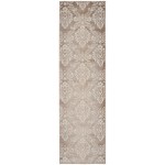 Nourison Elation ETN03 Runner Rug, Ivory/Mocha, 2'3" x 7'6"