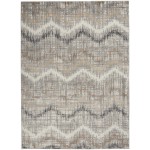 Nourison Elation ETN04 Area Rug, Grey/Ivory, 5'3" x 7'3"