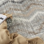 Nourison Elation ETN04 Area Rug, Grey/Ivory, 5'3" x 7'3"