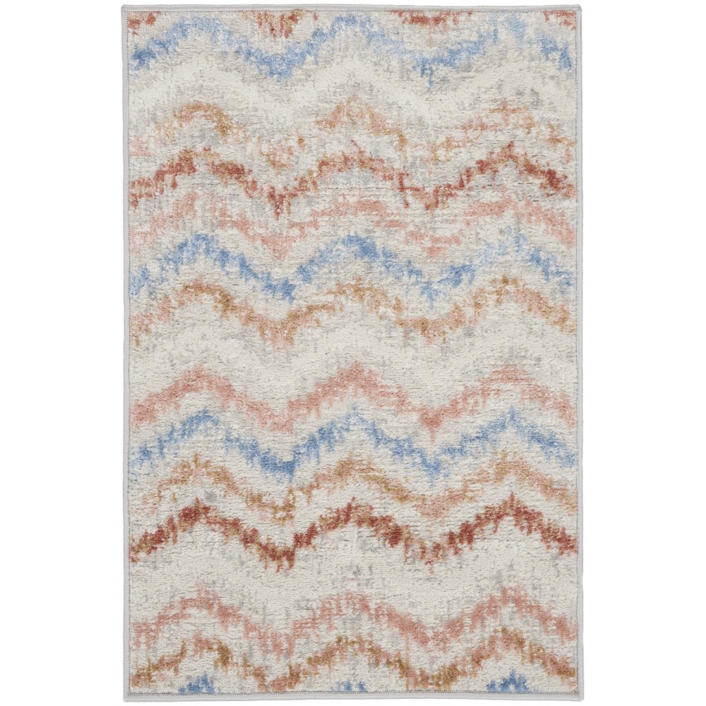 Nourison Elation ETN04 Area Rug, Ivory/Multicolor, 2' x 3' Nourison Elation ETN04 Area Rug, Ivory/Multicolor, 2' x 3'