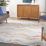 Nourison Elation ETN04 Area Rug, Ivory/Multicolor, 9' x 12'