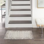 Nourison Elation ETN05 Area Rug, Ivory/Grey, 2' x 3'