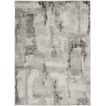 Nourison Elation ETN06 Area Rug, Grey/Ivory, 5'3" x 7'3"