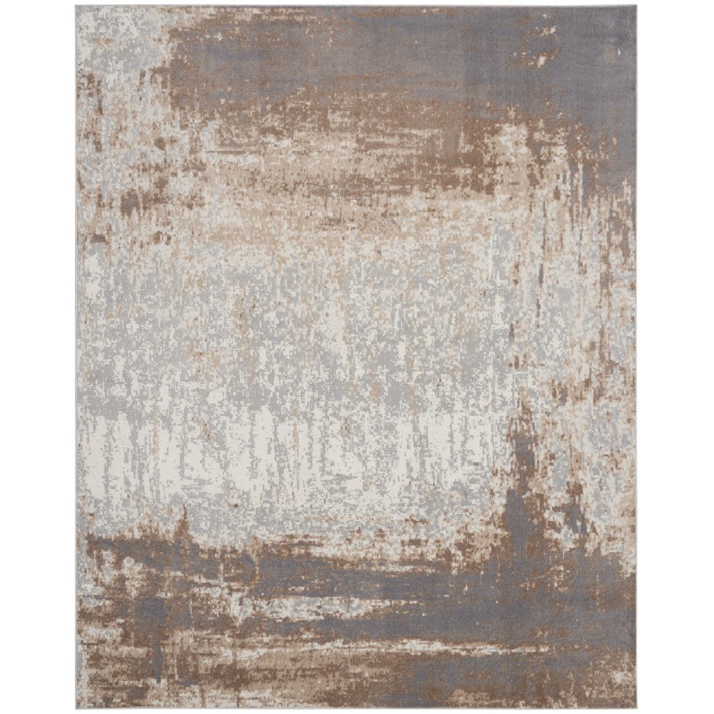 Nourison Elation ETN07 Area Rug, Grey/Ivory, 9' x 12' Nourison Elation ETN07 Area Rug, Grey/Ivory, 9' x 12'