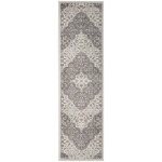 Nourison Elation ETN08 Runner Rug, Ivory/Grey, 2'3" x 7'6"