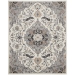 Nourison Elation ETN09 Area Rug, Ivory/Grey, 9' x 12'