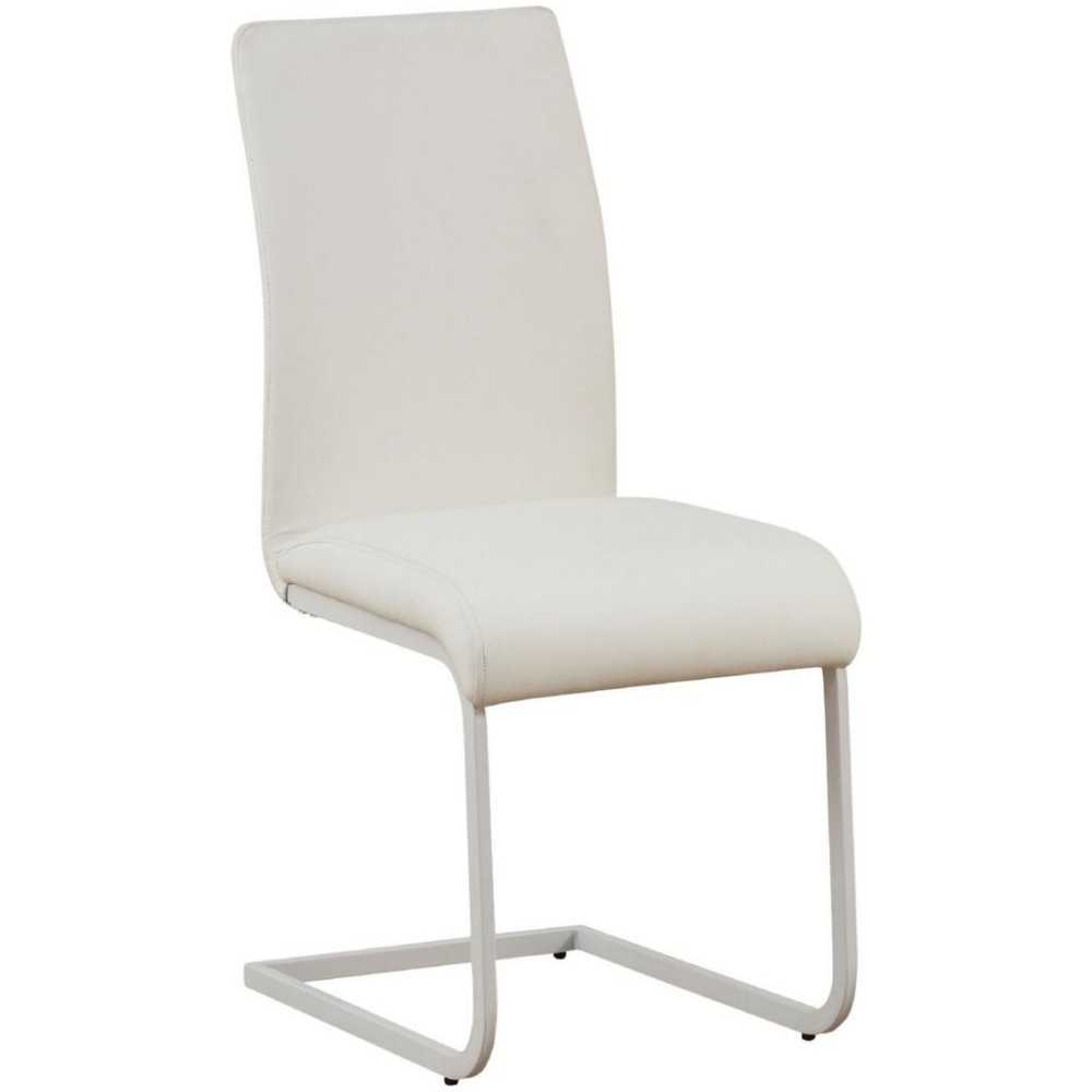 ACME Gordie Side Chair (Set-2), White PU